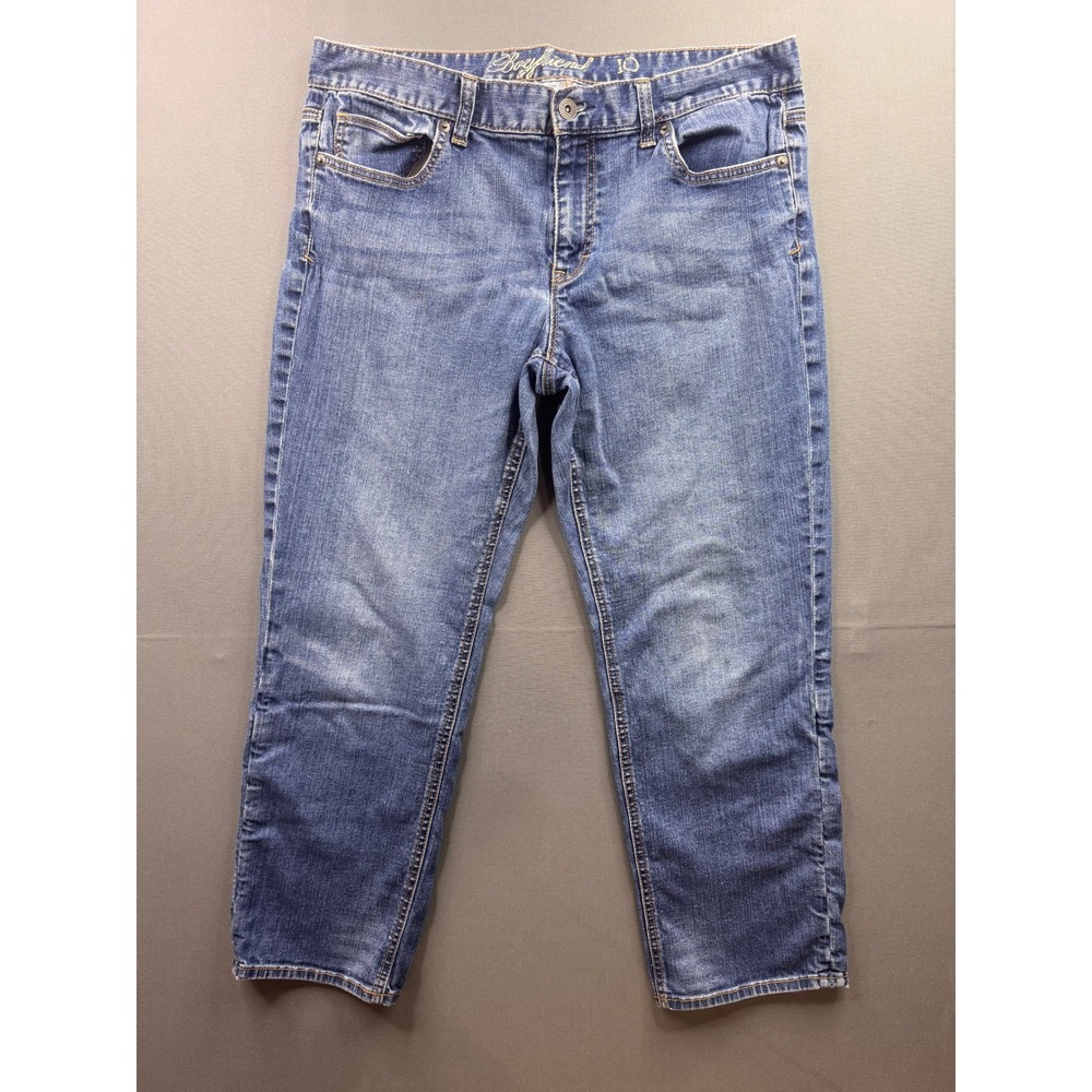 Tommy Hilfiger Boyfriend Jeans Women Blue Medium Wash‎ Straight Leg 10